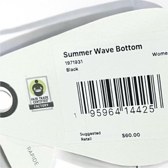 NEW w/tags Prana Small Tulum Bikini Top + Small Black Summer Wave Swimsuit sz S - Picture 15 of 15